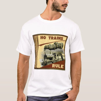 HO T-shirt de règle de trains