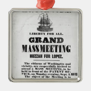 Ho, voor Cuba Metalen Ornament