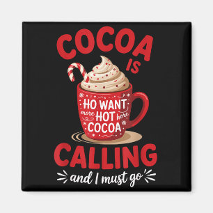 Ho Wil Meer Heet Cacao Bellen Winter Drank Liefheb Magneet