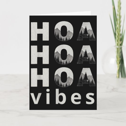 Hoa Hoa Hoa Hoa Hoa Season Vibes Kaart (Voorkant)