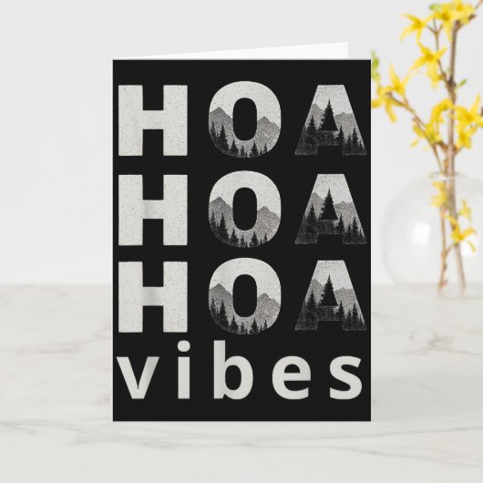 Hoa Hoa Hoa Hoa Hoa Season Vibes Kaart (Gele Bloem)