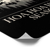 Hoa Hoa Hoa Hoa Season Autumn Poster (Hoek)