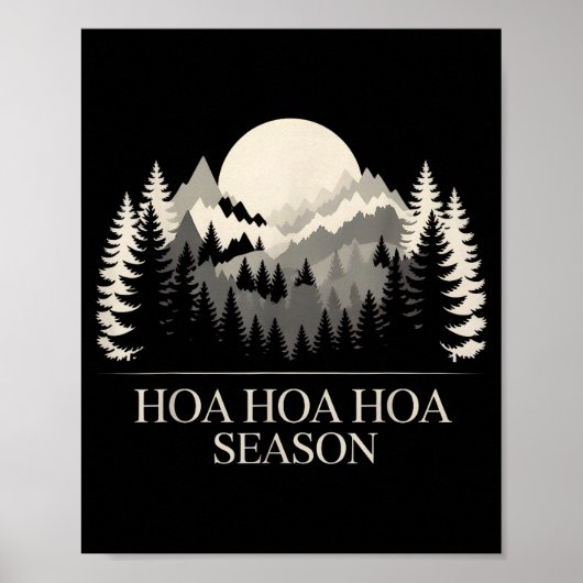 Hoa Hoa Hoa Hoa Season Autumn Poster (Voorkant)