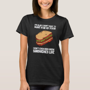 Hoagie Sub Artist en Sandwich Maker - shunt voor S T-shirt