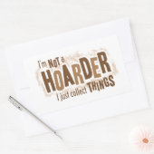 Hoarder Rechthoekige Sticker (Envelop)
