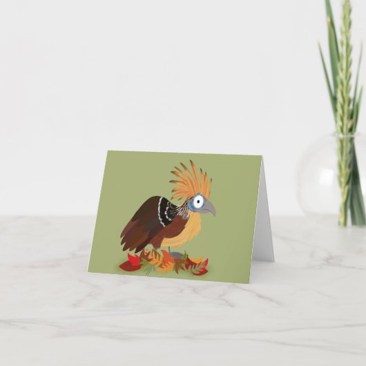 Hoatzin-kaart Kaart (Voorkant)