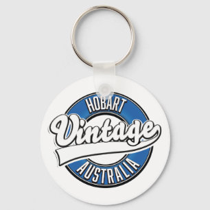 Hobart Australië vintage stijl logo Sleutelhanger