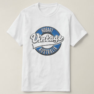 Hobart Australië vintage stijl logo T-shirt
