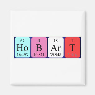 Hobart periodieke lijstnaam magneet