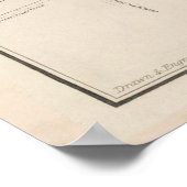  Hobart Tasmania Map (1858) Poster (Hoek)