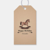 Hobbelpaard Cadeaulabel (Voorkant)