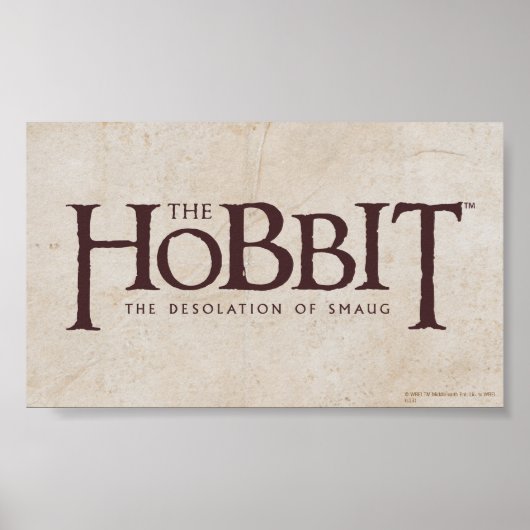 Hobbit Logo - Donker Poster (Voorkant)