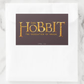 Hobbit Logo - Gold Rechthoekige Sticker (Tas)
