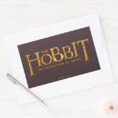 Hobbit Logo - Gold Rechthoekige Sticker (Envelop)