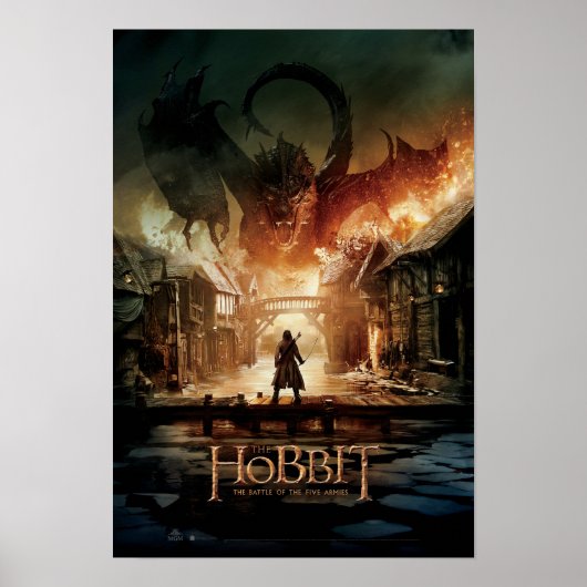 Hobbit - Poster du film de Laketown (Devant)