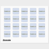 HOBBITON™ getextureerd Vierkante Sticker (Vel)