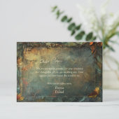 Hobbiton Haven Wedding Bedankkaart (Staand voorkant)