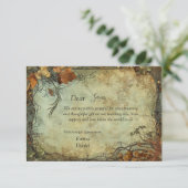 Hobbiton Haven Wedding Bedankkaart (Staand voorkant)