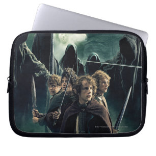 Hobbits Klaar om te vechten Laptop Sleeve