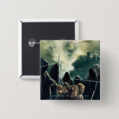 Hobbits Klaar om te vechten Vierkante Button 5,1 Cm (Voorkant /achterkant)