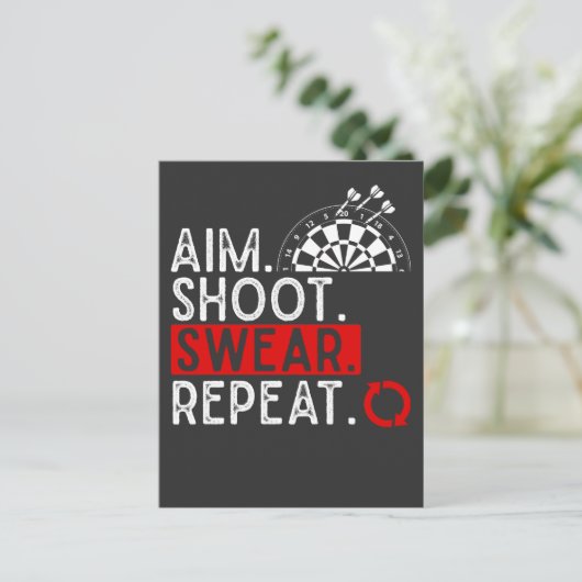 Hobby Dart P Briefkaart (Staand voorkant)