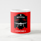 Hobby Drone Pilot Extra Grote Beker (Voorkant)