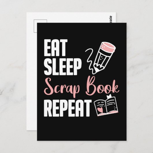 Hobby Funny Cratigt Book Lover Briefkaart (Voorkant / Achterkant)