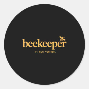 Hobby Imkers Bijenstal Bijenliefhebbers Boerderij Ronde Sticker