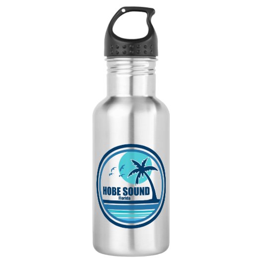 Hobe Sound Florida Palm Tree Vogels Waterfles (Voorkant)