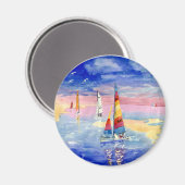 Hobie Cat Zeilboten Magneet (Voorkant / Achterkant)