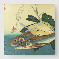 Hobo & Karei - Japanse visafdruk van Hiroshige