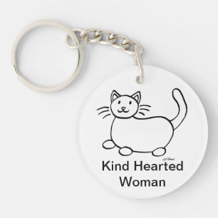 Hobo Sign Kind Hearted Woman Acryllic Sleutelhange Sleutelhanger