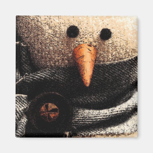Hobo Snowman Magnet I (Devant)