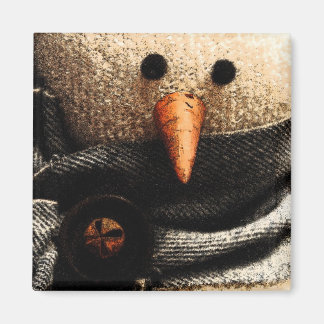 Hobo Snowman Magnet I Magneet