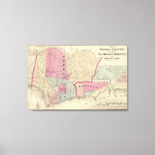 Hoboken, Jersey City Canvas Afdruk