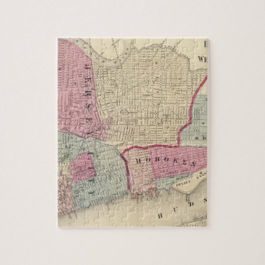 Hoboken, Jersey City Legpuzzel (Verticaal)