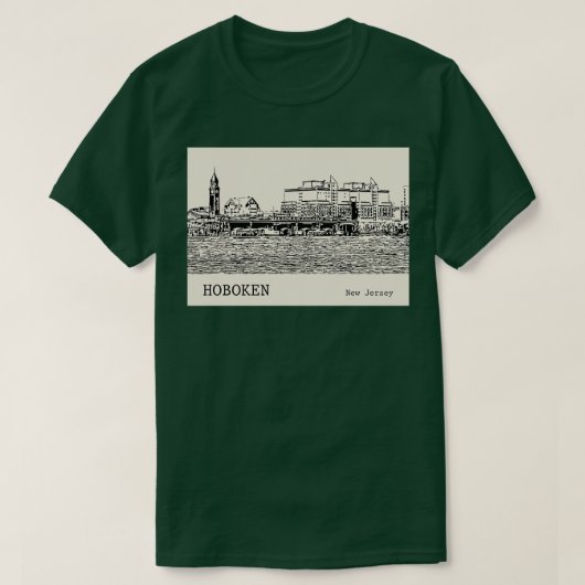 Hoboken New Jersey 2 T-shirt (Design voorkant)