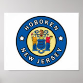 Hoboken New Jersey Poster (Voorkant)