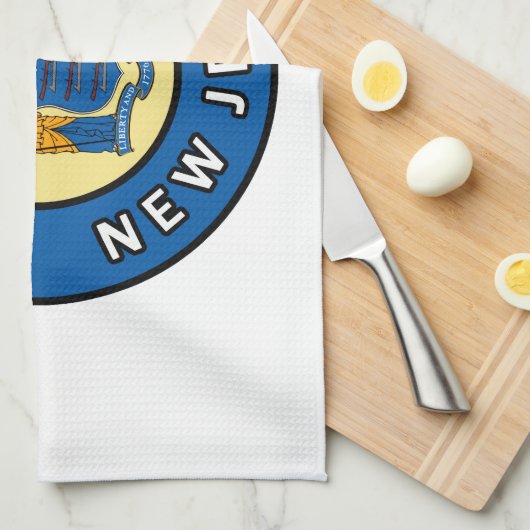 Hoboken New Jersey Theedoek (Quarter Fold)