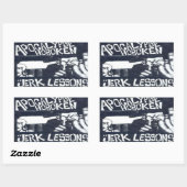 hoboken rechthoekige sticker (Vel)