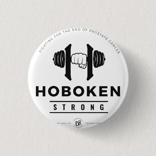 Hoboken Strong Pin Ronde Button 3,2 Cm (Voorkant)