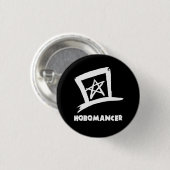 Hobomancer Hobo Sign Button (Voorkant /achterkant)