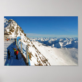 Hochgurgl Obergurgl Tirol Austrian Alps Oostenrijk Poster