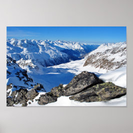 Hochgurgl Obergurgl Tyrol Austria Alps Oostenrijk Poster