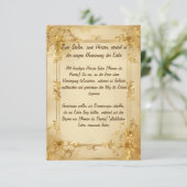 Hochzeitseinladung Wedding Invitation Custom Kaart (Staand voorkant)