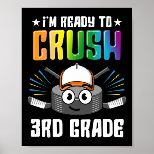 Hockey 3de graad terug naar school jongens Kinder Poster