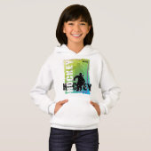 Hockey abstrait de filles (Devant entier)