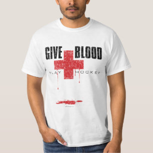 Hockey afspelen in het bloed v2 t-shirt