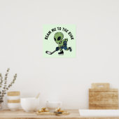 Hockey Alien Poster (Keuken)