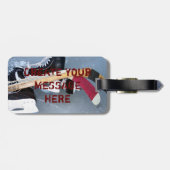 Hockey Bagagelabel (Achterkant horizontaal)